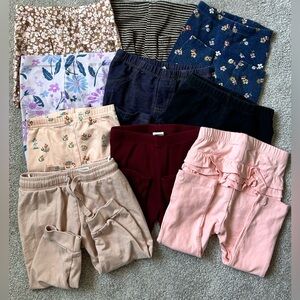 Bundle of 12 Month Leggings. GUC.